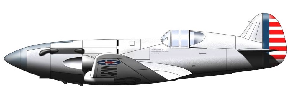 Profil couleur du Curtiss YP-37