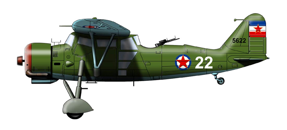 Profil couleur du Kaproni Bulgarski KB-11 Fazan