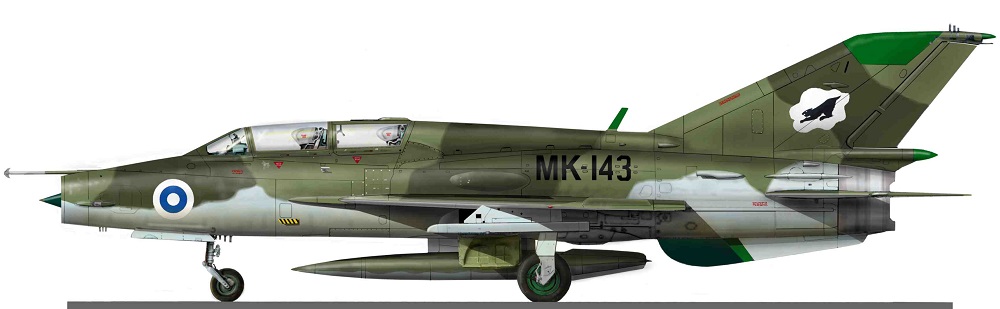 Profil couleur du Mikoyan-Gurevich MiG-21U ‘Mongol’