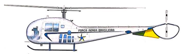 Profil couleur du Bell 47J Ranger