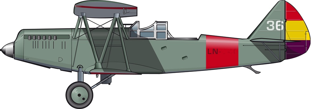 Profil couleur du Polikarpov R-5 / R-Z