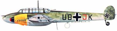 Profil couleur du Messerschmitt Bf 110