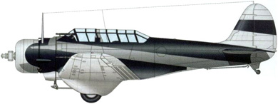 Profil couleur du Northrop BT-1