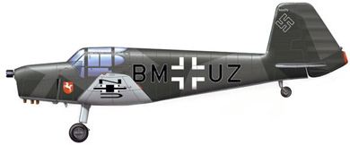 Profil couleur du Bücker Bu 181 Bestmann