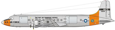 Profil couleur du Douglas C-118 Liftmaster