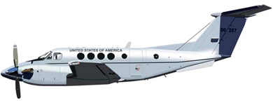 Profil couleur du Beechcraft C-12 Huron
