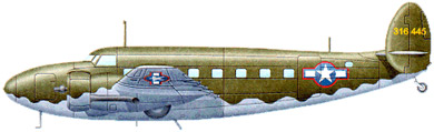 Profil couleur du Lockheed C-60 Lodestar