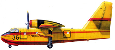 Profil couleur du Canadair CL-215