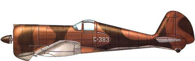 Profil couleur du Curtiss CW-21 Demon