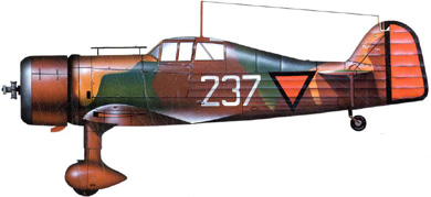 Profil couleur du Fokker D.XXI