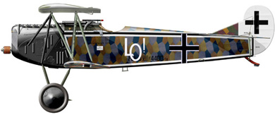 Profil couleur du Fokker D.VII