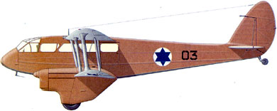 Profil couleur du De Havilland DH.89 Dominie