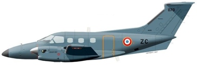 Profil couleur du Embraer  EMB 121 Xingu