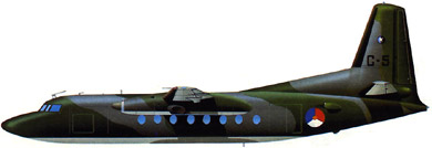 Profil couleur du Fokker F27 Troopship
