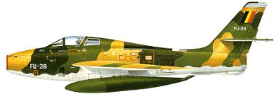 Profil couleur du Republic F-84F Thunderstreak