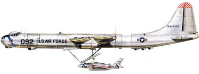 Profil couleur du Convair GRB-36 « FICON » & Republic GRF-84