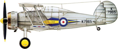 Profil couleur du Gloster SS.37 Gladiator