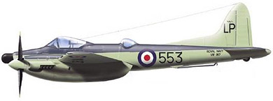 Profil couleur du De Havilland D.H.103 Hornet / Sea Hornet
