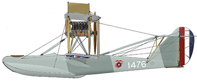 Profil couleur du Curtiss HS-2L