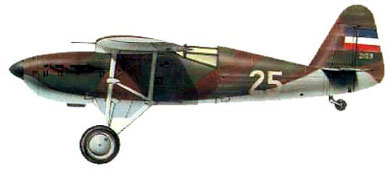 Profil couleur du Ikarus IK-2