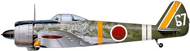 Profil couleur du Nakajima Ki-43 Hayabusa ‘Oscar’