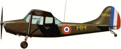 Profil couleur du Cessna L-19/O-1 Bird Dog