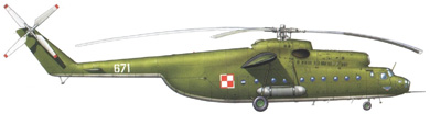 Profil couleur du Mil Mi-6  ‘Hook’