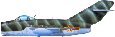Profil couleur du Mikoyan-Gurevich MiG-15  ‘Fagot’
