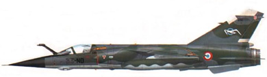 Profil couleur du Dassault Mirage F1