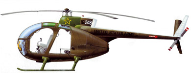 Profil couleur du Hughes OH-6 Cayuse