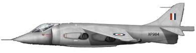 Profil couleur du Hawker-Siddeley P.1127 Kestrel