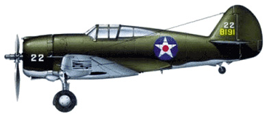 Profil couleur du Curtiss P-36 Hawk