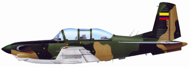 Profil couleur du Beechcraft T-34 Mentor / Turbo Mentor