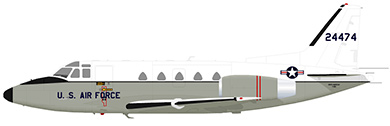 Profil couleur du North American T-39 / CT-39 Sabreliner