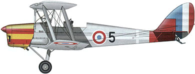 Profil couleur du De Havilland D.H.82 Tiger Moth