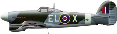 Profil couleur du Hawker  Typhoon