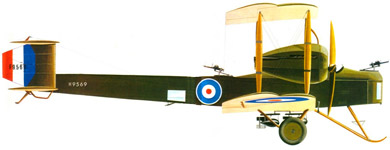 Profil couleur du Vickers F.B. 27 Vimy