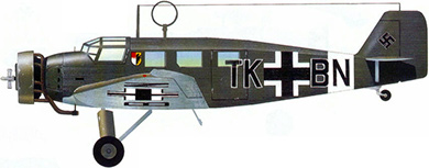 Profil couleur du Junkers W 33 & W 34