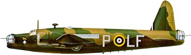 Profil couleur du Vickers  Wellington