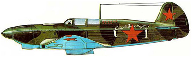 Profil couleur du Yakovlev Yak-1/Yak-7