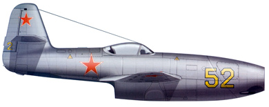 Profil couleur du Yakovlev Yak-23 ‘Flora’