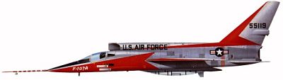 Profil couleur du North American YF-107 Ultra Sabre