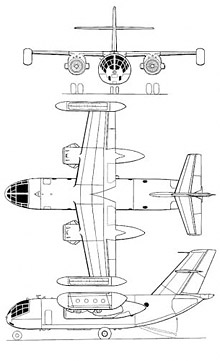 Plan 3 vues du Dornier Do 31