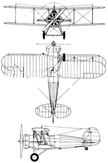 Plan 3 vues du Gloster SS.19B Gauntlet