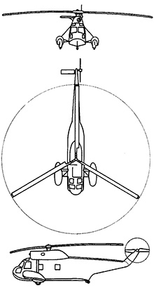 Plan 3 vues du Sikorsky HH-52 Seaguard