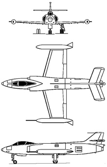 Plan 3 vues du FFA P-16
