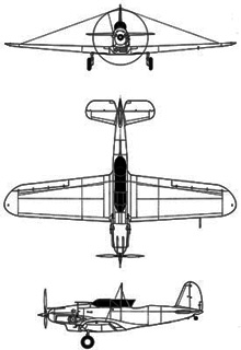 Plan 3 vues du Consolidated PB-2