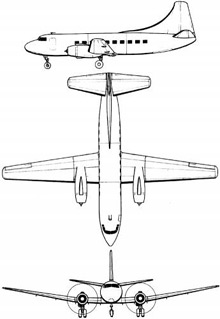 Plan 3 vues du Martin RM-1/VC-3