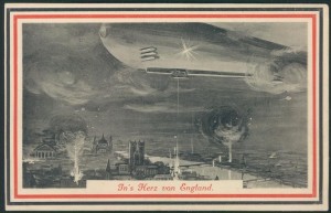 Carte postale de propagande "In's herz von England" "Au cœur de l'Angleterre"