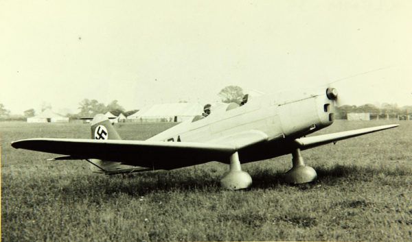 Avion d'entraînement primaire allemand Klemm Kl 35.